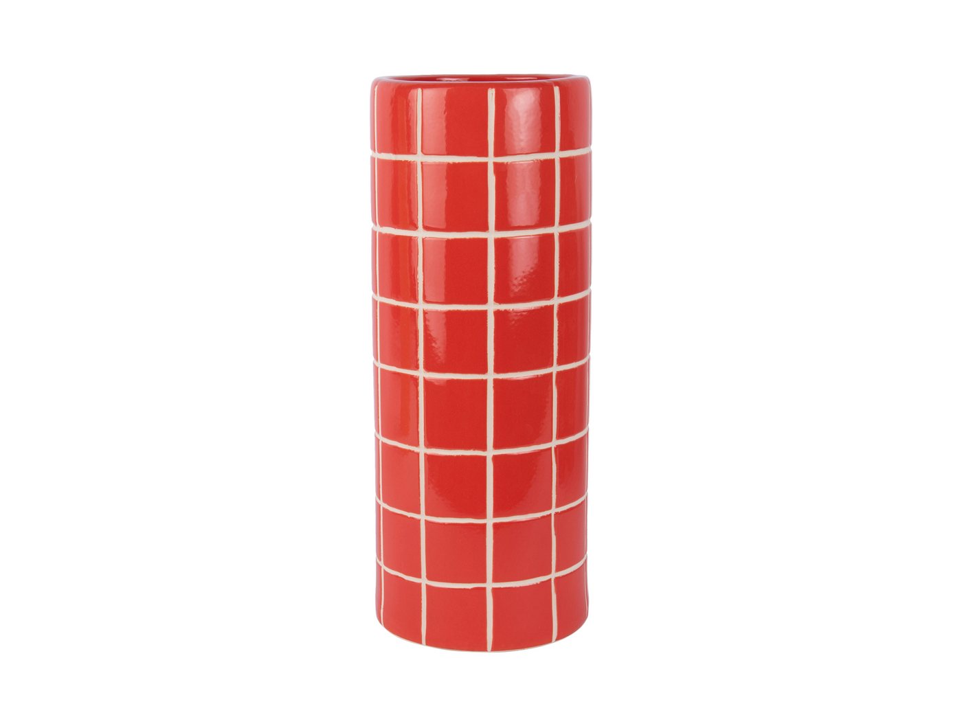 Present Time Dekovase Retro Tiles Rond Large Present Time Dekovase Retro Tiles Rond Large von Present Time