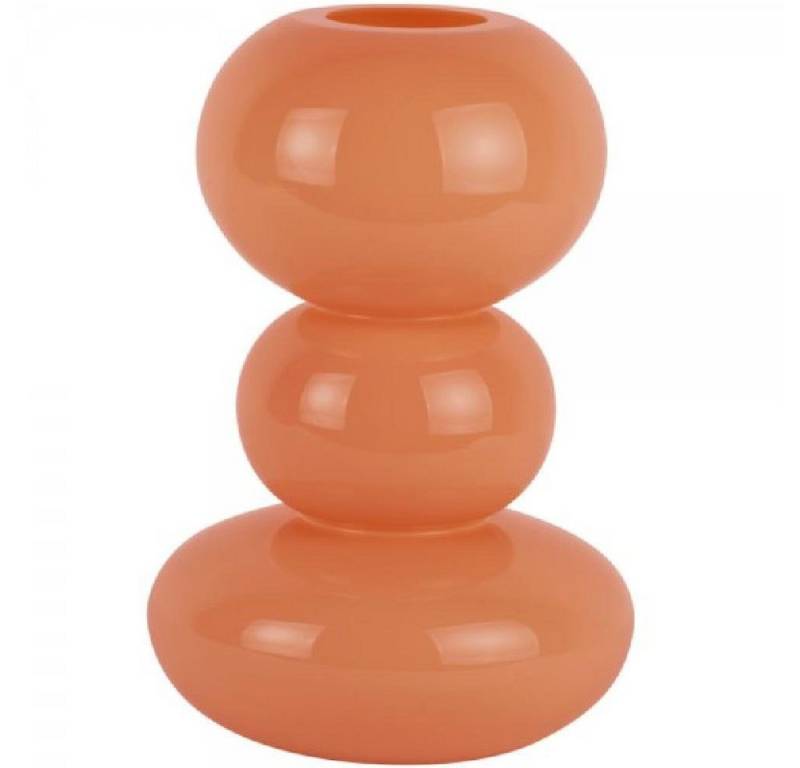 Present Time Dekovase Vase Bubbles Glas Soft Orange (Large) von Present Time