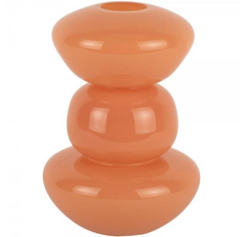 Present Time Dekovase Vase Bubbles Glas Soft Orange (Medium) von Present Time