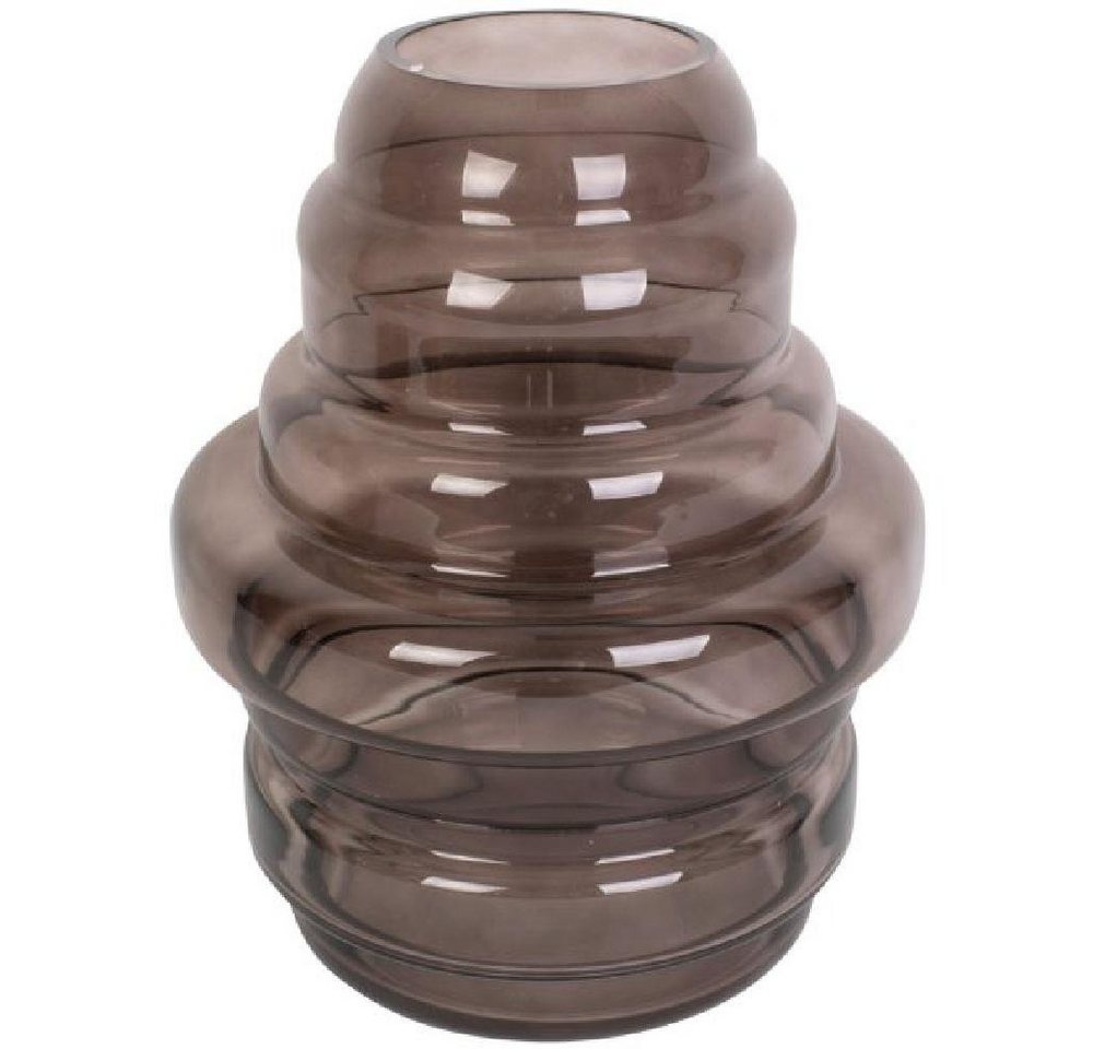 Present Time Dekovase Vase Distinct Glas Chocolate Brown (20x25cm) von Present Time