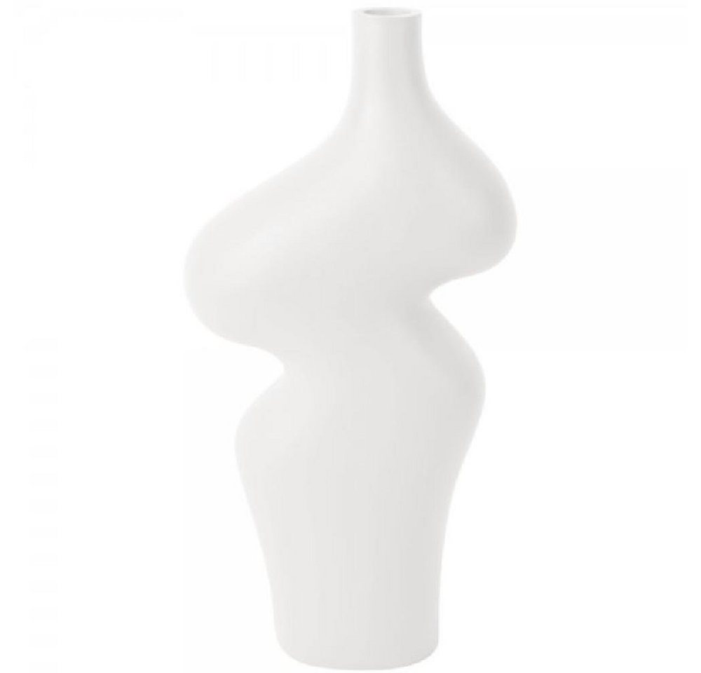 Present Time Dekovase Vase Organic Curves White (Large) von Present Time