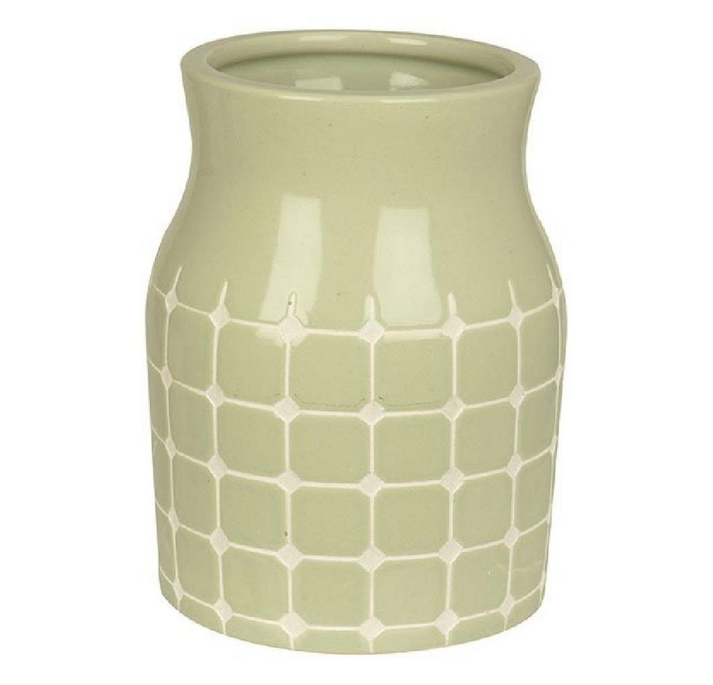 Present Time Dekovase Vase Tiles Grayed Jade von Present Time