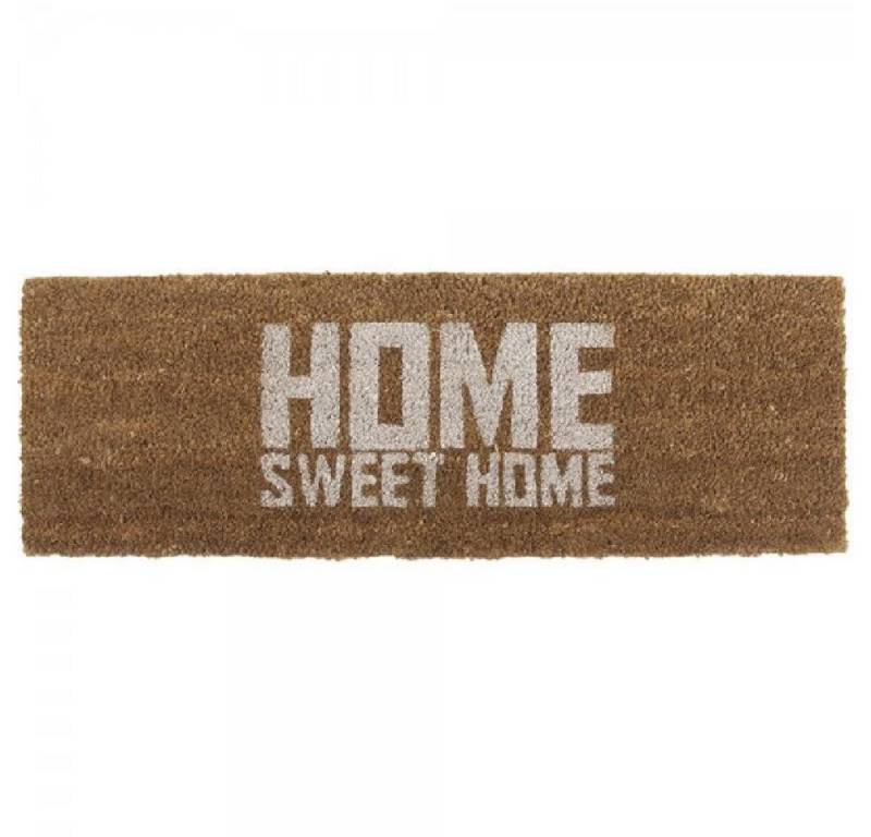 Present Time Fußmatte Fußmatte Home Sweet Home Kokosfasern (75x25cm) von Present Time