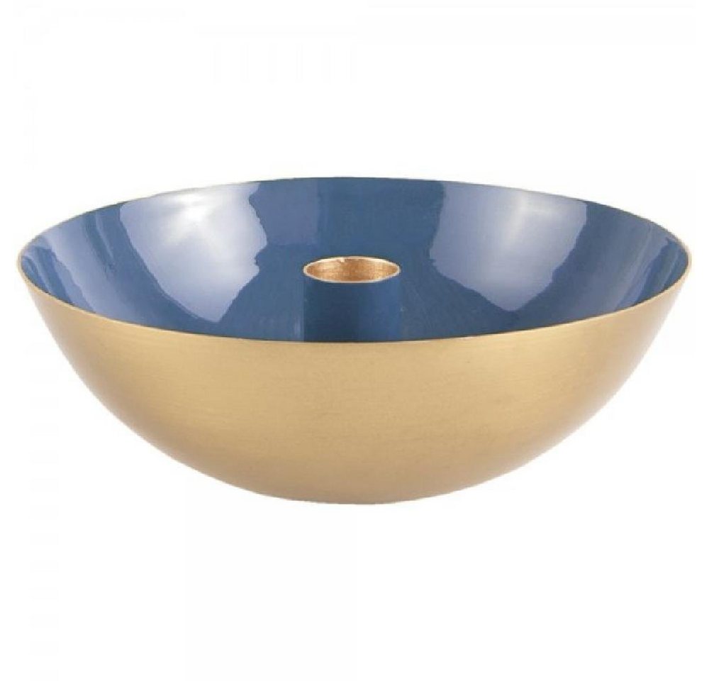 Present Time Kerzenhalter Kerzenhalter Tub Eisen emailliert Blue (Large) von Present Time