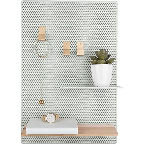 Present Time Memo Board Perky Mesh Iron grayed Jade 52,5 x 34,5 x 10,5cm von Present Time