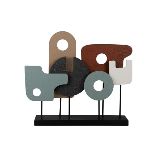 Present Time Ornament Abstract Art - Multicolor - 36x10x44.5cm - Bio - MDF - Dekoaufsteller - Deko Wohnzimmer & Schlafzimmer Present Time Ornament Abstract Art - Multicolor - 36x10x44.5cm - Bio - MDF - Dekoaufsteller - Deko Wohnzimmer & Schlafzimmer von Present Time