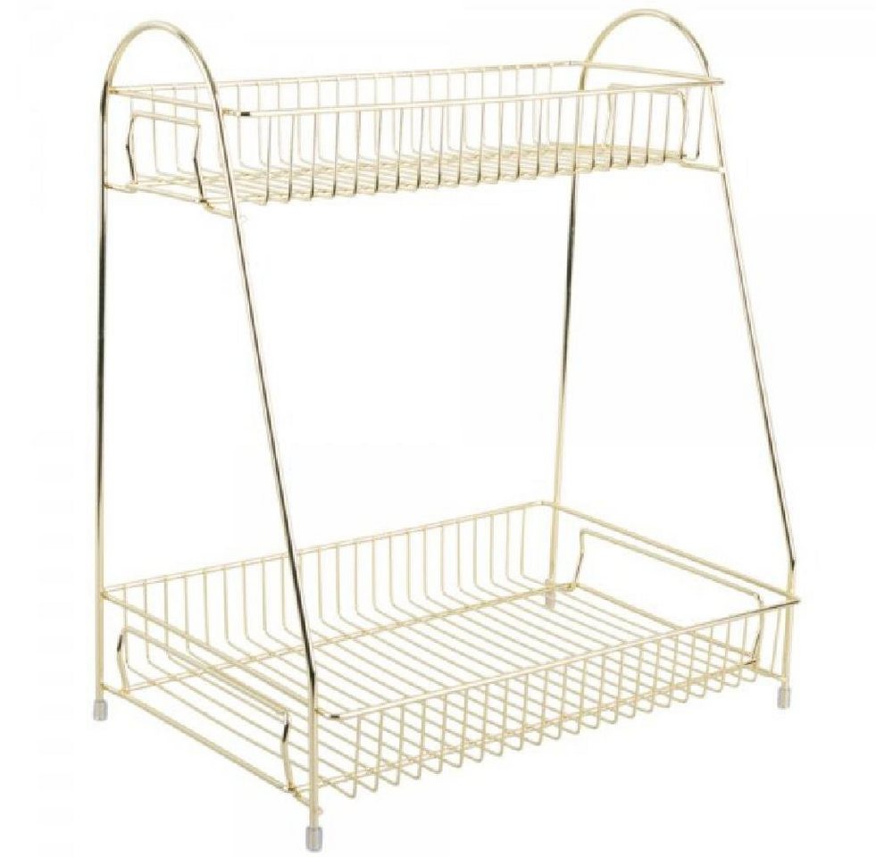 Present Time Regal Küchenregal Kitchen Rack Tidy Gold von Present Time