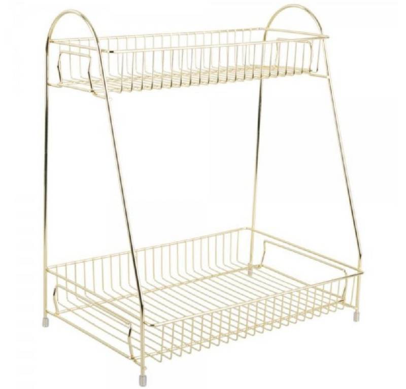 Present Time Regal Küchenregal Kitchen Rack Tidy Gold Present Time Regal Küchenregal Kitchen Rack Tidy Gold von Present Time