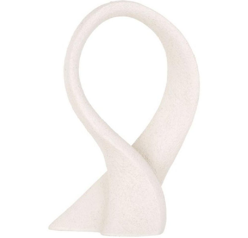 Present Time Skulptur Statue Abstract Art Bow Polyresin Ivory (14,5x8,8x25,8cm) von Present Time