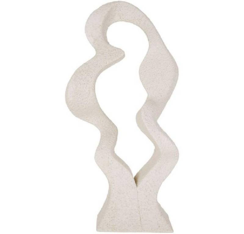 Present Time Skulptur Statue Abstract Art Wave Polyresin Ivory von Present Time
