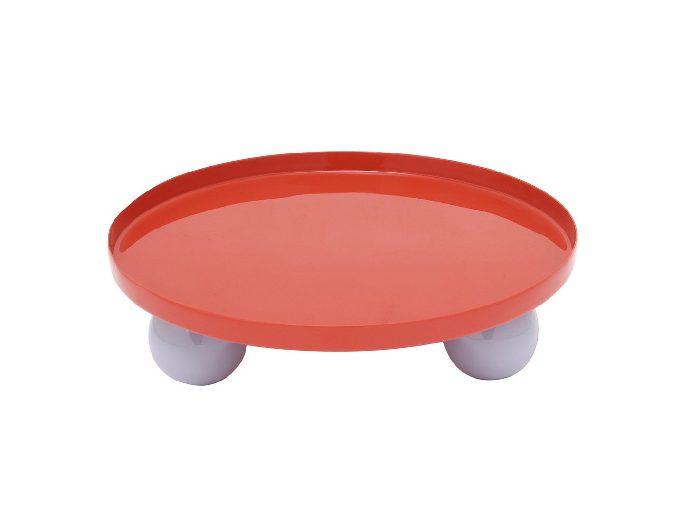 Present Time Tablett Double Funky Rond Large, Metall Present Time Tablett Double Funky Rond Large, Metall von Present Time