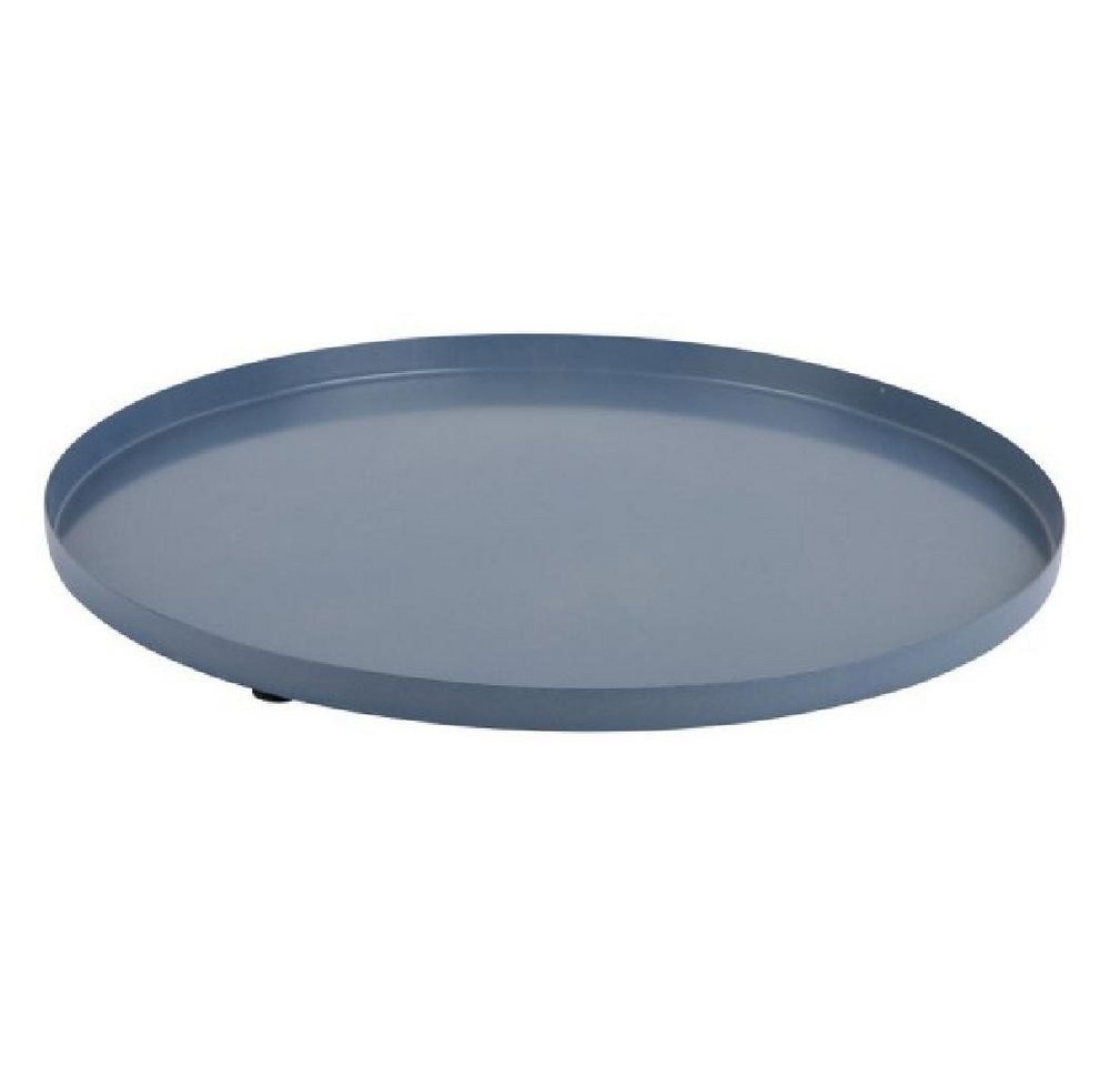 Present Time Tablett Tablett Dekotablett Tray Servir Classic Blue (35cm) von Present Time