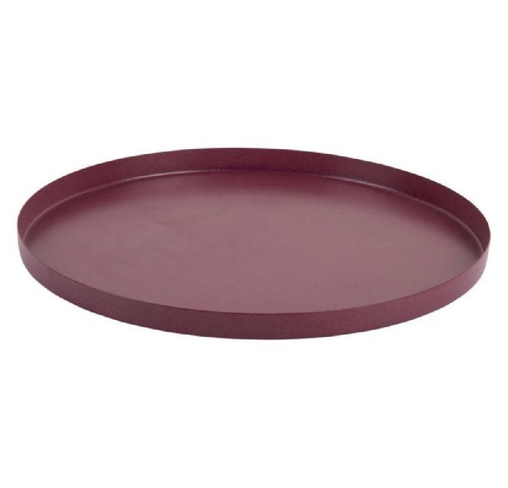 Present Time Tablett Tablett Dekotablett Tray Servir Dark Mauve (25cm) von Present Time