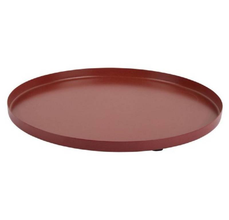 Present Time Tablett Tablett Dekotablett Tray Servir Red Ochre (30cm) von Present Time