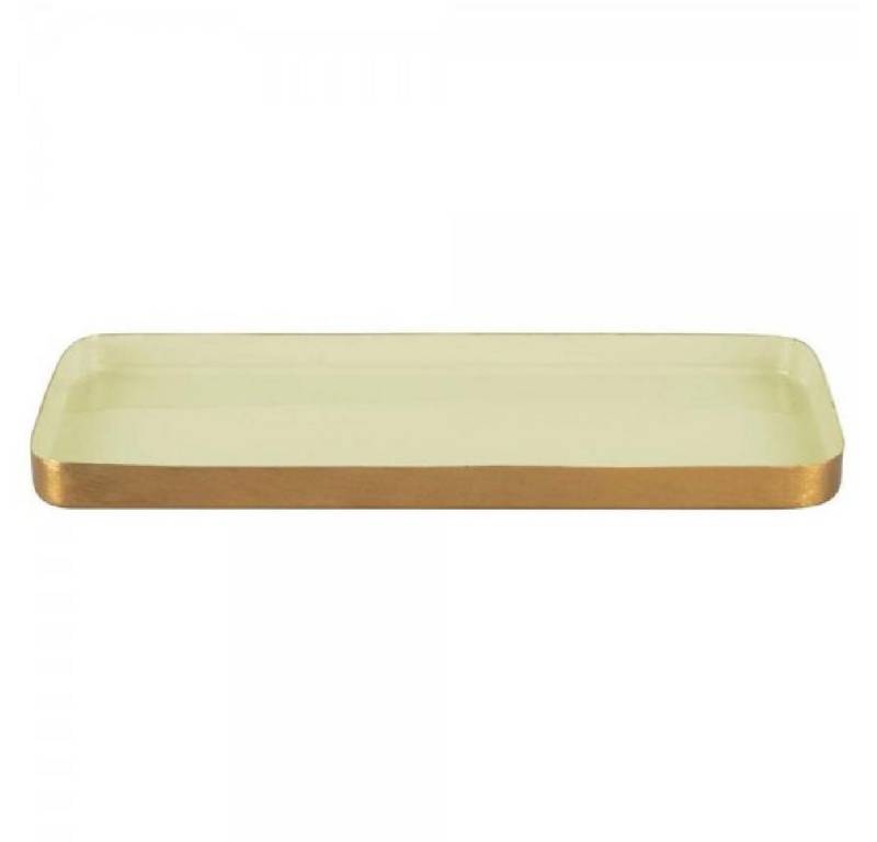 Present Time Tablett Tablett Platter Festive Small Sage Green (25x12,5cm) von Present Time
