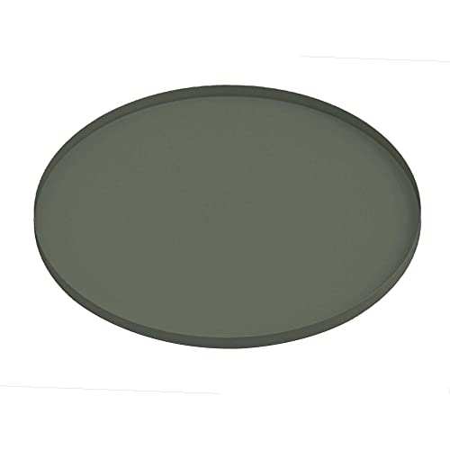 Present Time Tray Round Iron Jungle Green von Present Time