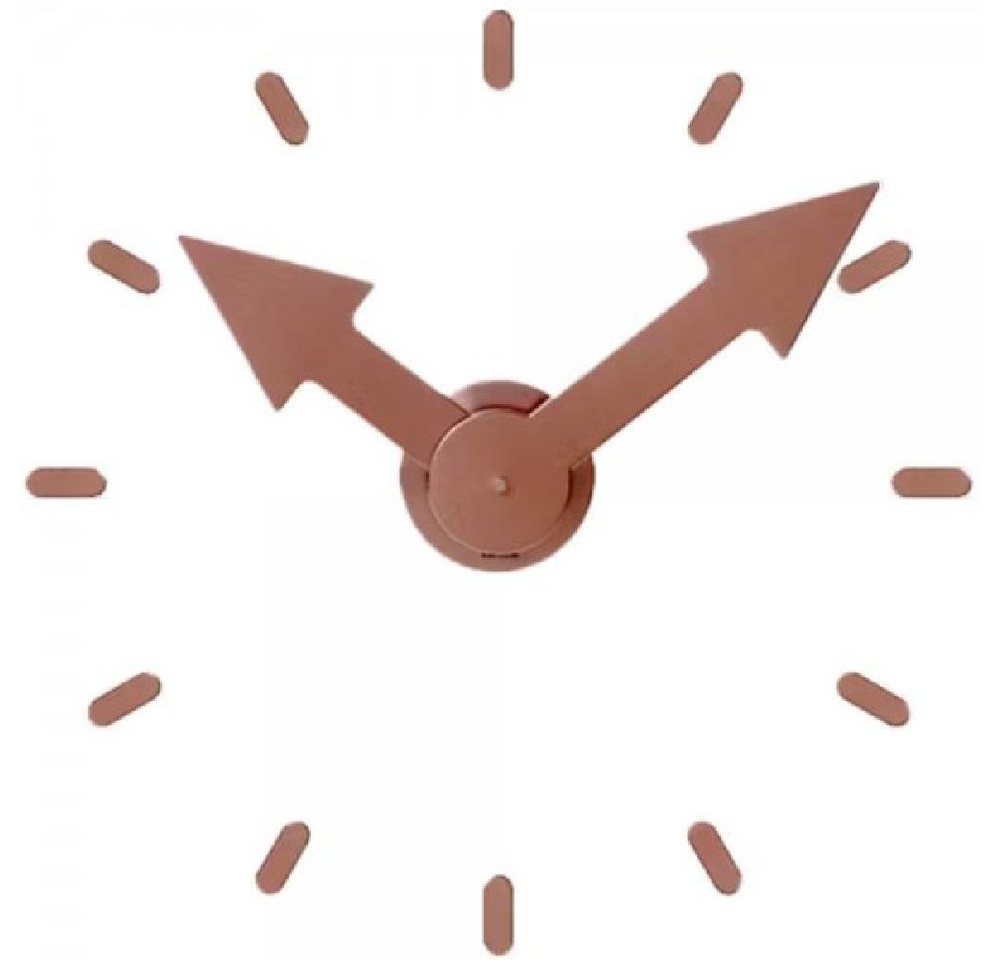Karlsson Uhr Wanduhr DIY Arrows Aluminium Kupfer (44cm) von Karlsson