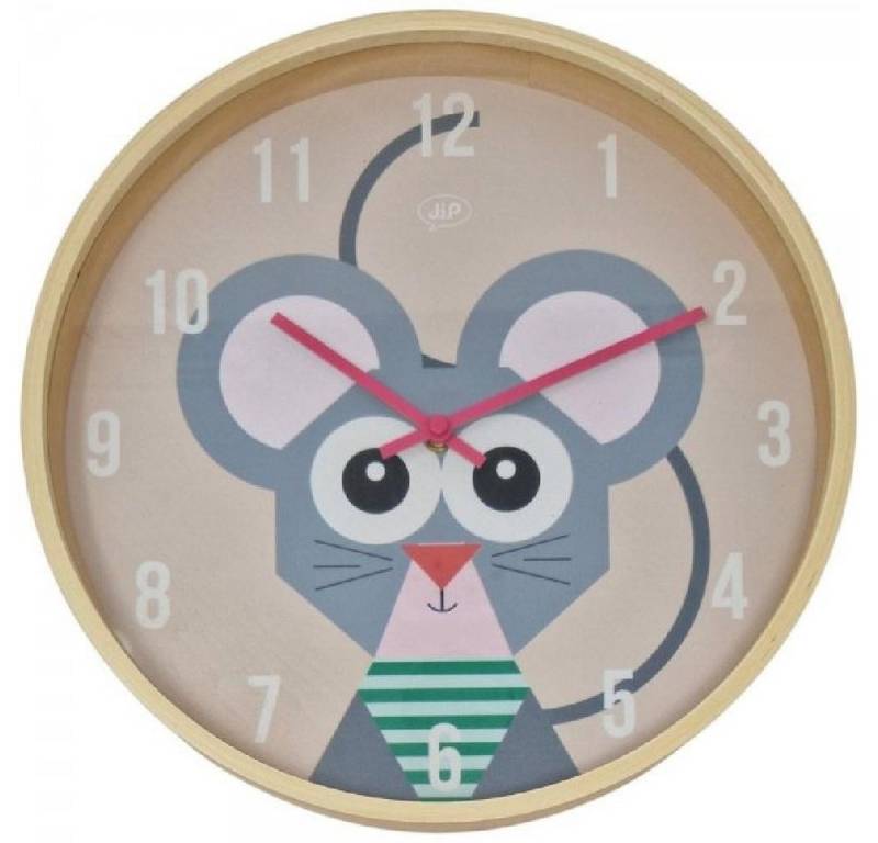 Present Time Uhr Wanduhr Geo Forest Mouse (30cm) von Present Time