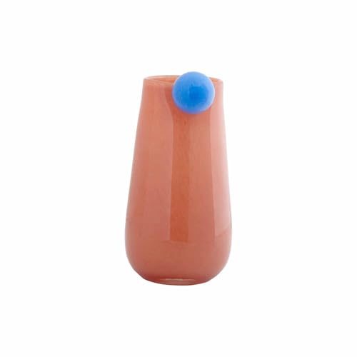 Present Time Vase Bolita Medium - Orange - Ø15cm - Rund - Glas - Blumenvase - Vase für Trockenblumen - Vasen decko Present Time Vase Bolita Medium - Orange - Ø15cm - Rund - Glas - Blumenvase - Vase für Trockenblumen - Vasen decko von Present Time