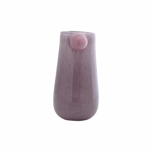 Present Time Vase Bolita Medium - Violett - Ø15cm - Rund - Glas - Blumenvase - Vase für Trockenblumen - Vasen decko von Present Time