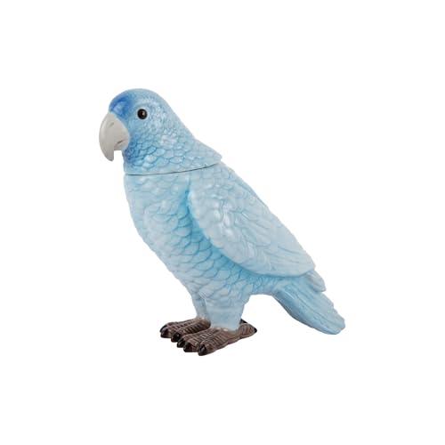 Present Time Vorratstopf Vogel - Sanftes Blau - 22.5x11.8x20.7cm von Present Time