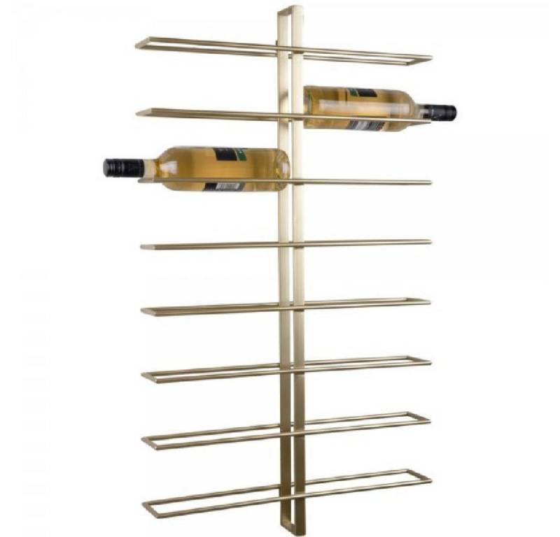 Present Time Weinflaschenöffner Weinregal Dual Metal Painted Gold (90x9x52cm) von Present Time