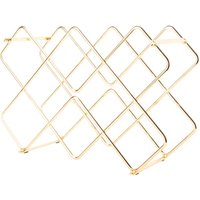 Weinregal aus Metall diamonds, 40,5 x 27,5 x 15,5 cm von Present Time