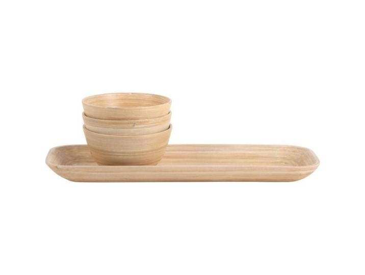present time, Serviergeschirr, Snackschale Puro 4-teilig, Nature von Present-Time