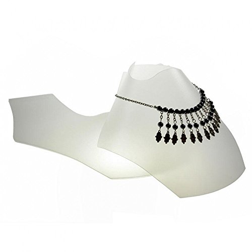 Schmuckständer für Halsketten, 10 cm, 10 Stück, (L) 13,5 x (H) 10, Kunststoff von Présentoirs pour bijoux
