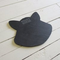 Personalisierte Katzenkopf Oder Fischförmige Futtermatte Personalisierte Katzenkopf Oder Fischförmige Futtermatte von PresentsMadePersonal