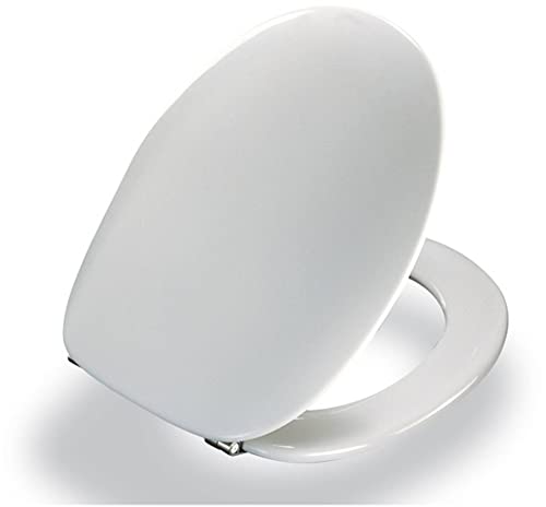 Pressalit WC-Sitz 2000 mit Deckel und Universalscharnier (BN3), 1 Stück, weiß, 124000-UN3999 von Pressalit