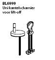 Pressalit Set Uni Kippgelenk für Lift-Off Edelstahl von Pressalit