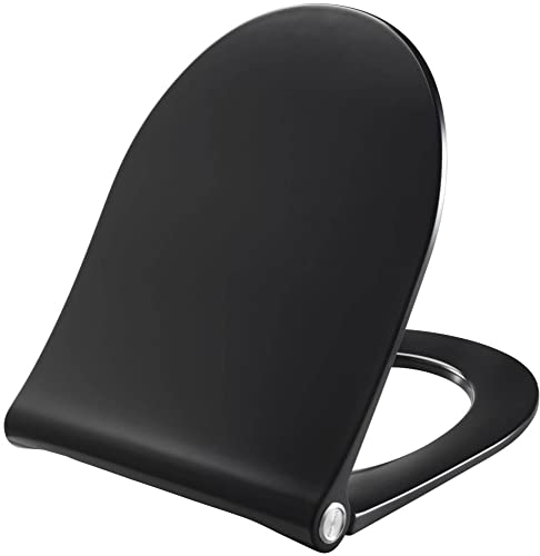 Pressalit Sway D WC-Sitz mit Deckel softclosing-quickrelease Schwarz von Pressalit