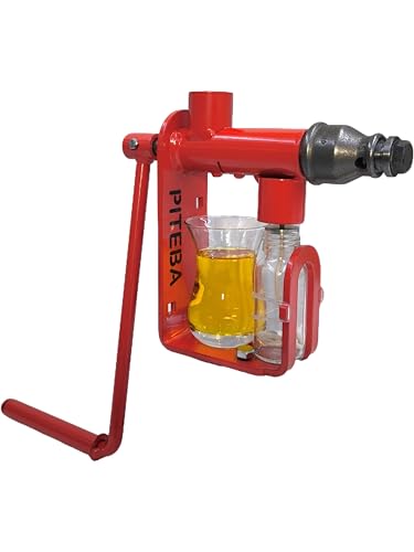 Piteba Hand-Ölpresse - für hausgemachtes kaltgepresstes Öl aus Samen und Nüssen von Piteba