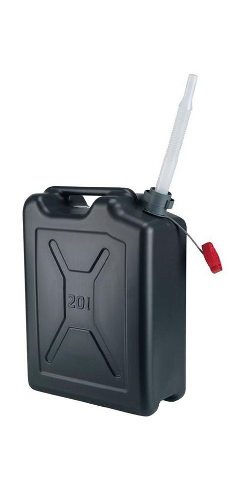 Pressol Aufbewahrungsbox Kraftstoffkanister 20 l schwarz HDPE L350xB175xH480mm von Pressol