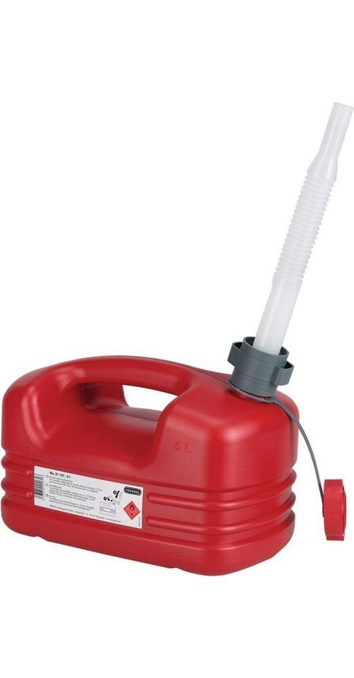 Pressol Aufbewahrungsbox Kraftstoffkanister 5 l rot HDPE L331xB185xH237mm von Pressol