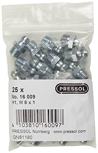 Pressol Kegelschmiernippel H1-gerade, M 8 x 1-VZ 25 St. Pressol Kegelschmiernippel H1-gerade, M 8 x 1-VZ 25 St. von Pressol