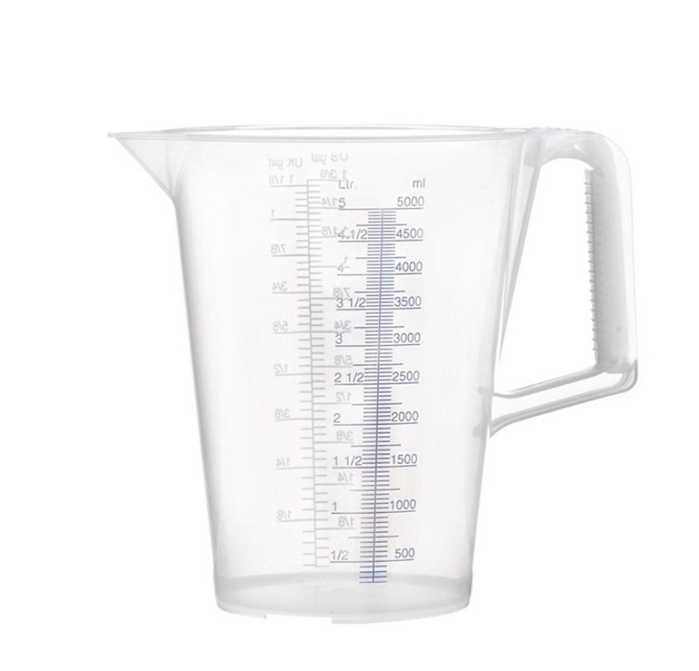 Pressol Messbecher PRESSOL 07085 Messbecher 5 l blau bedruckte Skala Polypropylen von Pressol