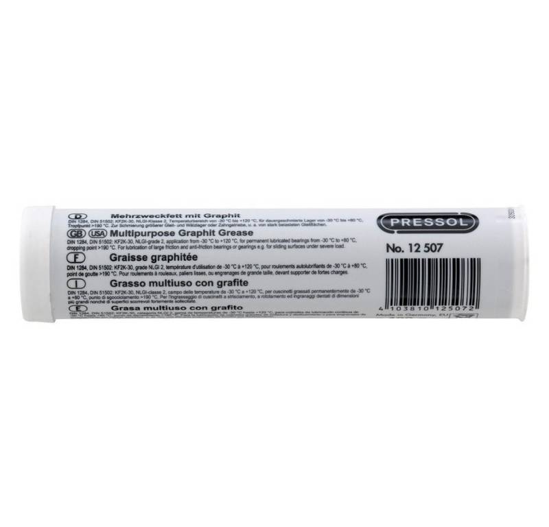 Pressol Schmierfett Mehrzweckfett-Kartusche 400 ml mit Graphit von Pressol