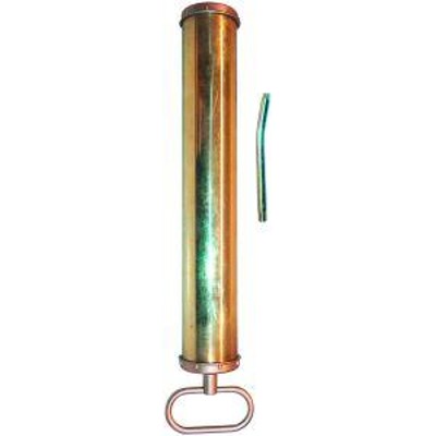 Saug-und Druckspritze 1000 Messing-poliert-Zinkdecke von Pressol