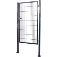 Doppelstabmatten Gartentor Anthrazit - ca. 100 x 180 cm von Prestige Home Living Outdoor