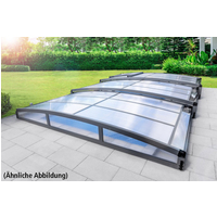 Poolüberdachung "Aqualina" aus Aluminium, ca. 6,63 x 3,26 x 0,8 m von Prestige Home Living Outdoor