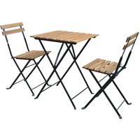 3-tg. IVY Bistro Set aus Akazienholz - Braun von Prestige Home Living Outdoor