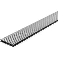 WPC Terrassendielen grob geriffelt, ca. 10m² (2,20 m) - Anthrazit von Prestige Home Living Outdoor