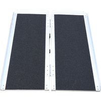 Rollstuhlrampe/ Auffahrrampe, faltbar ca. 91x74 cm - aus Aluminium - 290KG belastbar von Prestige Home Mobility & More