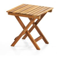 Akazienholz Gartenklapptisch Beistelltisch 38 cm FSC von Prestige Home Living Outdoor