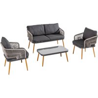 Loungemöbel-Set 12tlg. Rope mit Polsterauflagen von Prestige Home Living Outdoor