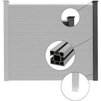 WPC Sichtschutzzaun CARACAS - 3x Pfosten von Prestige Home Living Outdoor