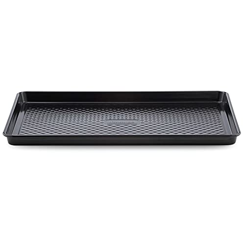 PRESTIGE Inspire Oven Tray Non Stick - Large Baking Tray with Cushioned Base, Freezer and Dishwasher Safe, Heavy Gauge Carbon Steel Bakeware, 39 x 26.5 x 2 cm von Prestige