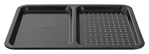 Prestige Inspire - Geteiltes Backblech - 2 in 1 Backofenblech - Antihaftbeschichtung - Robuster Kohlenstoffstahl - 40 x 32,5 x 2 cm von Prestige